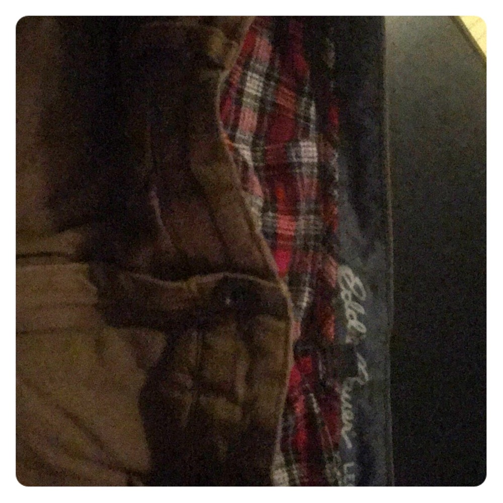 Flannel lined khakis